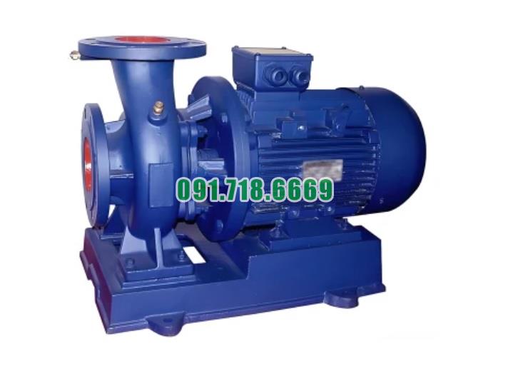 Bơm nước nằm ngang SLW-ISW40-125 gồm máy bơm, động cơ và đế